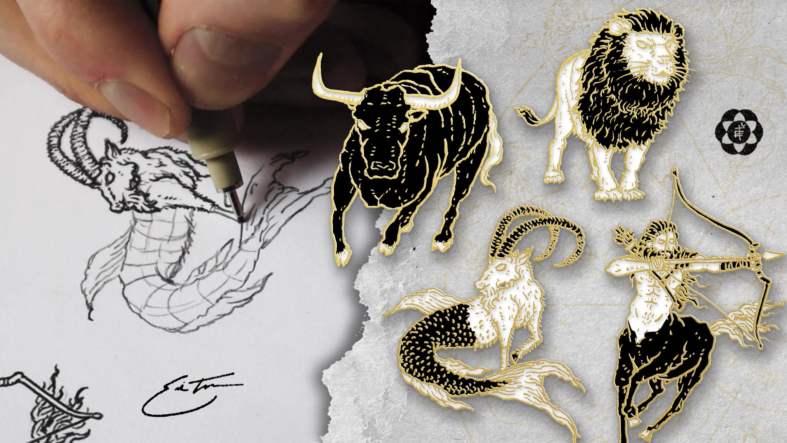 Astrology ❂ Zodiac Enamel Pin Set – Crowdfund Launch 5/7/24